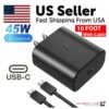 45W USB-C Super Fast Wall Charger 10FT Cable for Galaxy