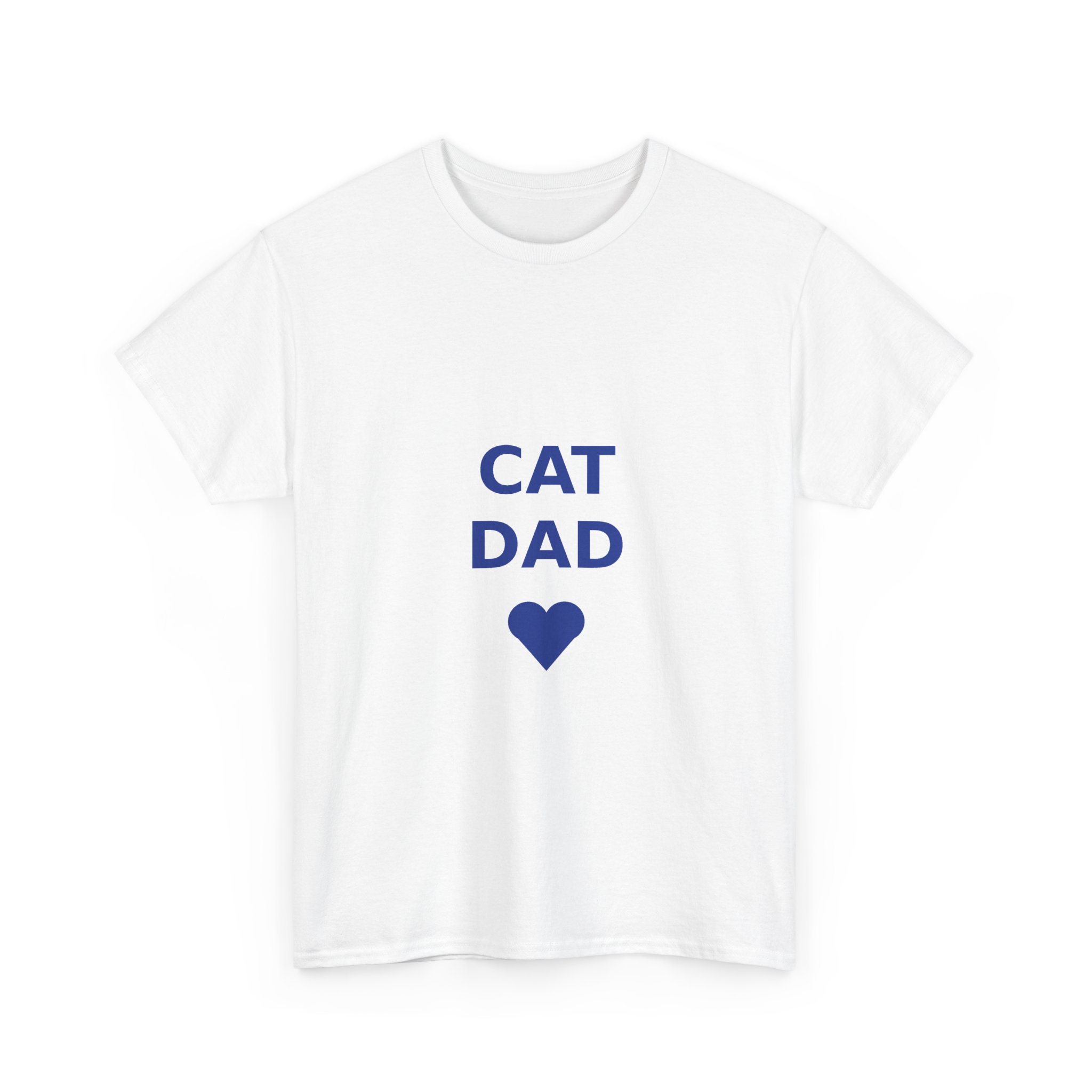 Cat Dad Graphic T-Shirt, Unisex Cotton Tee