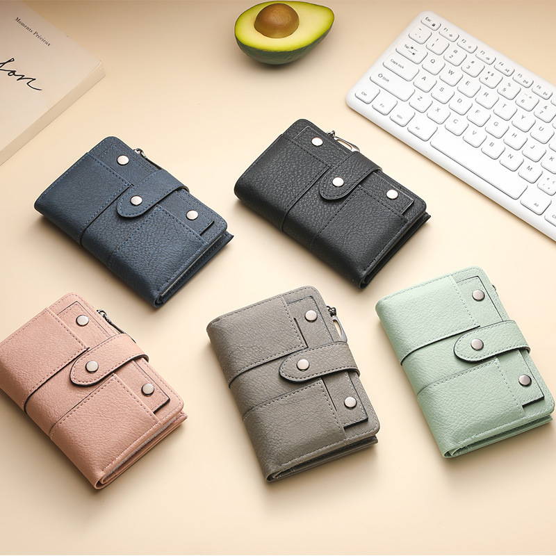 Women's Slim Bifold Wallet with ID Window