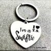 4 Pcs Keychain For Singer, Heart Shaped Key Rings Gifts For Teen Girls Daughter Women, Cute Music Pendant, Silver