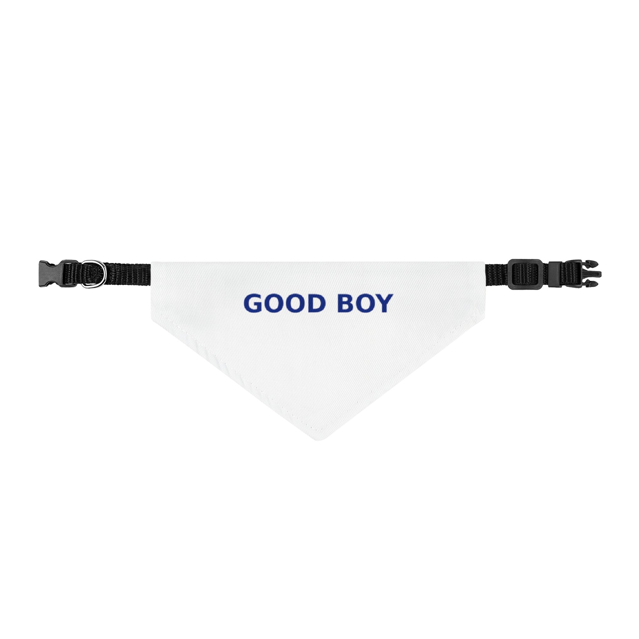 Good Boy Dog Bandana, Clip-On Pet Bandana Collar