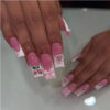 24 PCS Cherry Bow Nail Art