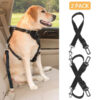 2Pcs Pet Dog Seat Belt Leash Adjustable Cat Safety Leads