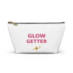Glow Getter Makeup Bag, Zipper Cosmetic Pouch