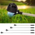 Retractable Golf Ball Retriever, Stainless Steel Telescopic Pick-Up Tool