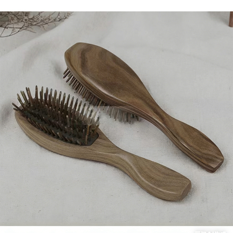 Natural Green Sandalwood Massage Comb, Hair Comb, Wooden Comb, Scalp Massager, Massage Comb