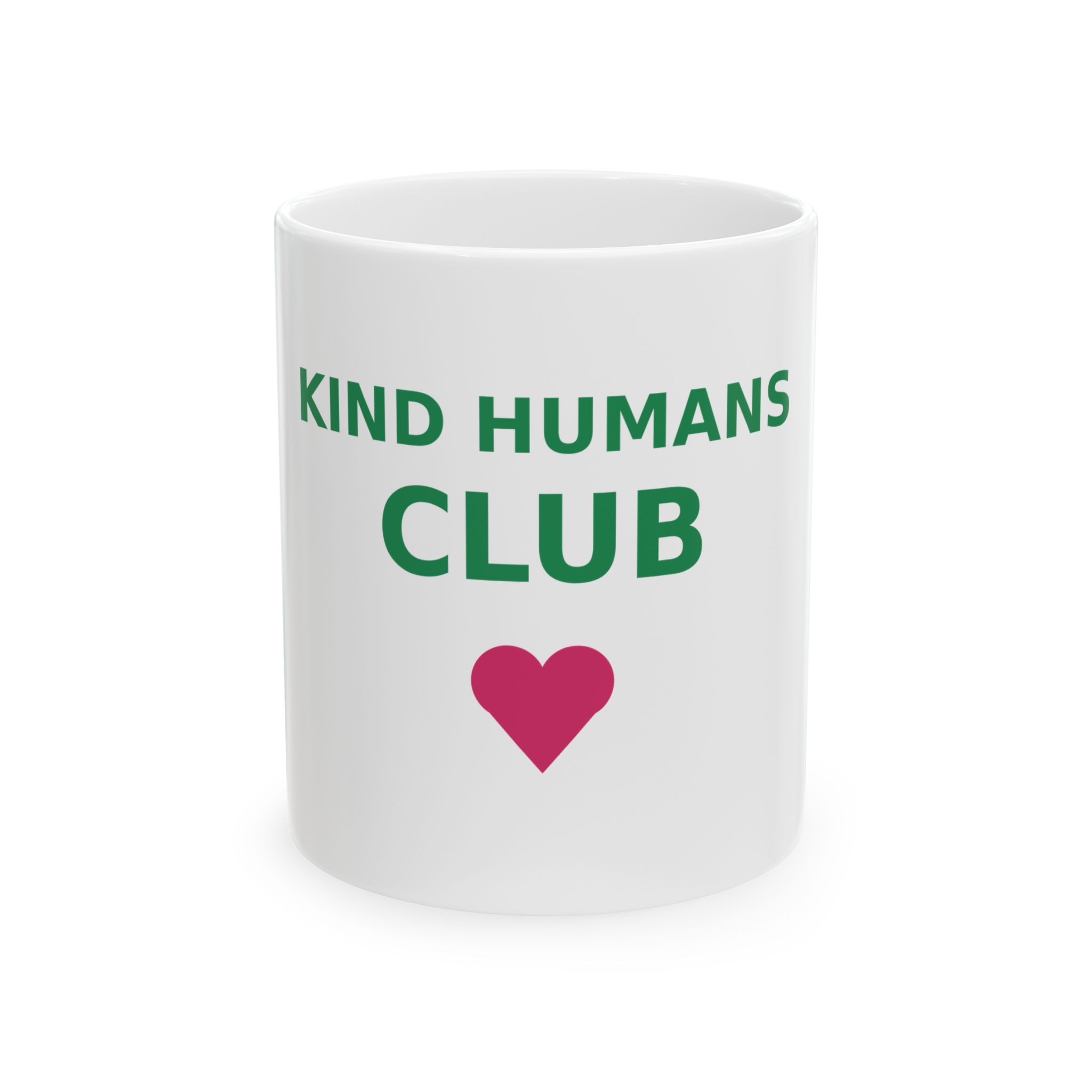 Kind Humans Club Ceramic Coffee Mug, 11oz
