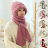 Women's Fleece-Lined Hat and Scarf Set