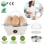 Electric Egg Cooker 7-Capacity BPA-Free Hard-Boiled Maker W/ Auto-Off Measuring
