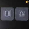 Clear No-Drill Adhesive Wall Hooks