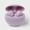 True Wireless Bluetooth Earbuds with Charging Case - Lavender