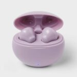True Wireless Bluetooth Earbuds with Charging Case - Lavender