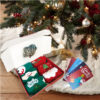 6 Pairs Christmas Stockings Gift Set - Soft Plush Xmas