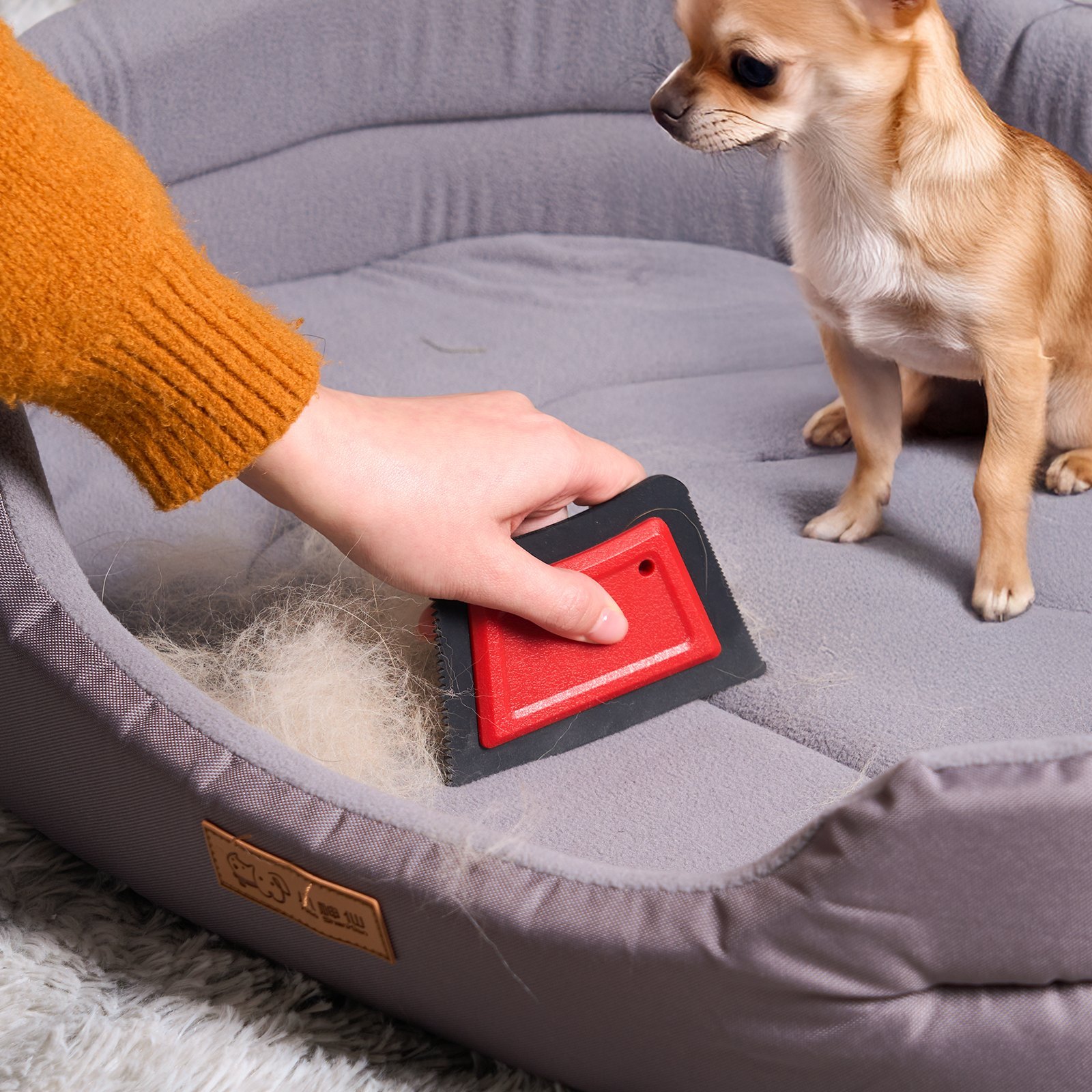 Mini Pet Hair Remover Reusable Advanced Removal Tool for Couch