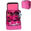 Women Large Beauty Make Up Nail Tech Cosmetic Box Artist Vanity Case Storage Bag