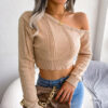 Long Sleeved Crop Sweater