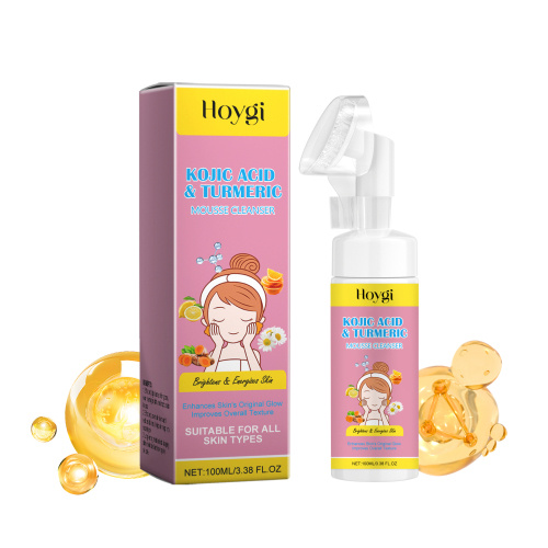 Turmeric Kojic Acid Mousse Cleanser Facial Cleansing Hydrating Moisturizing And Rejuvenating Cleanser