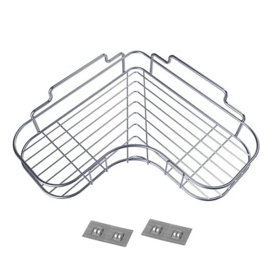 Shower Caddy Shelf Bathroom Corner Bath Storage Holder Organizer Triangular
