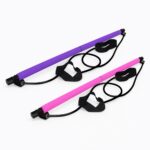 Multifunctional Pilates Stick With Resistance Band For Body Shaping
