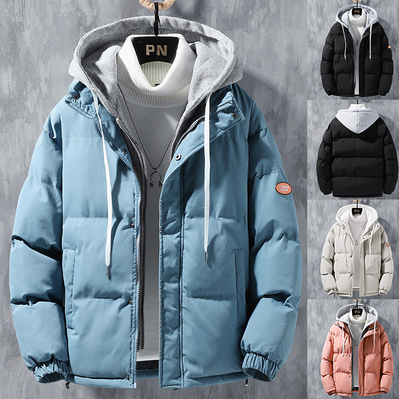Men's Hooded Windproof Winter Jacket