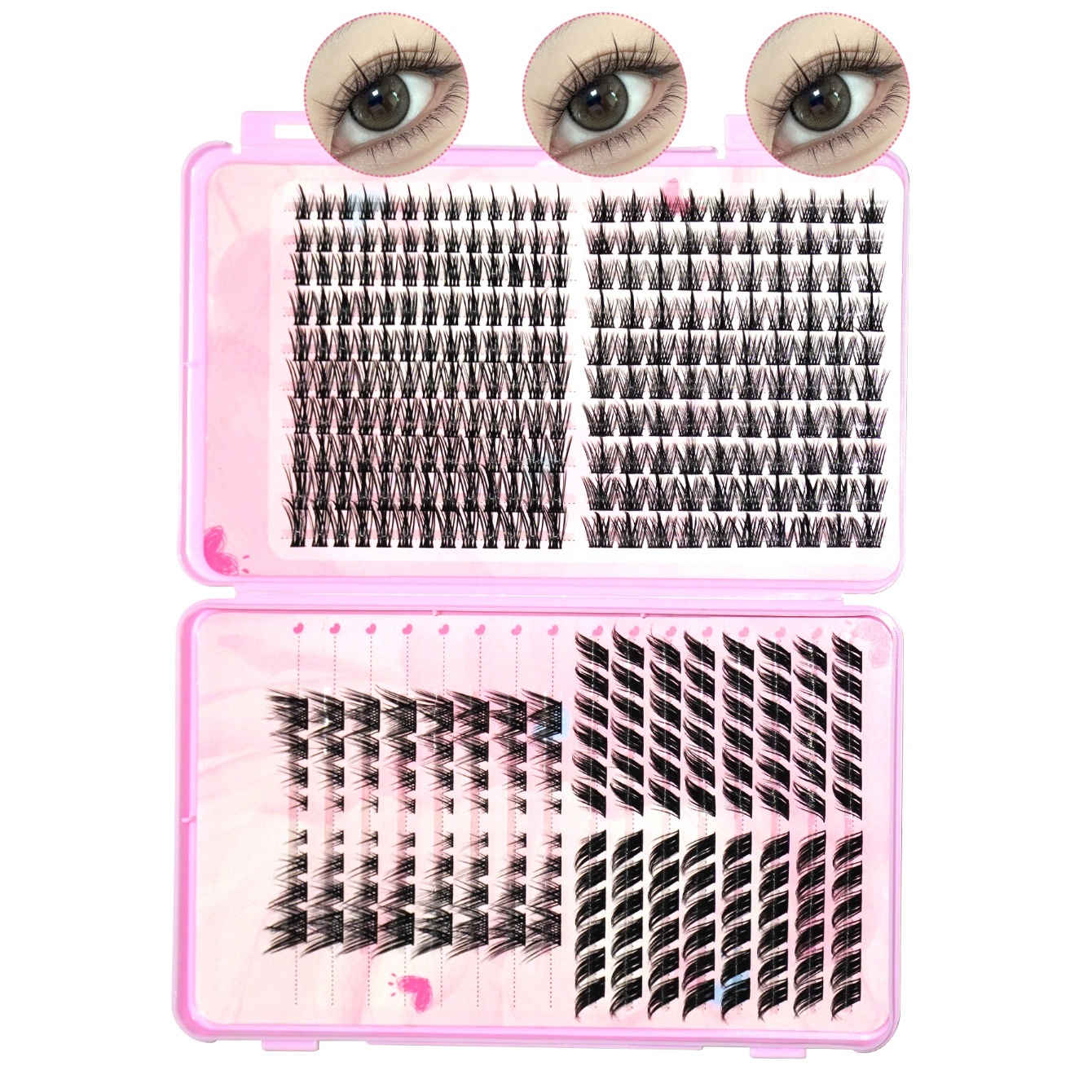 Hybrid False Eyelash Extension Set