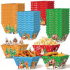 12 PCS Christmas Paper Food Tray Xmas Decorations Gingerbread Man