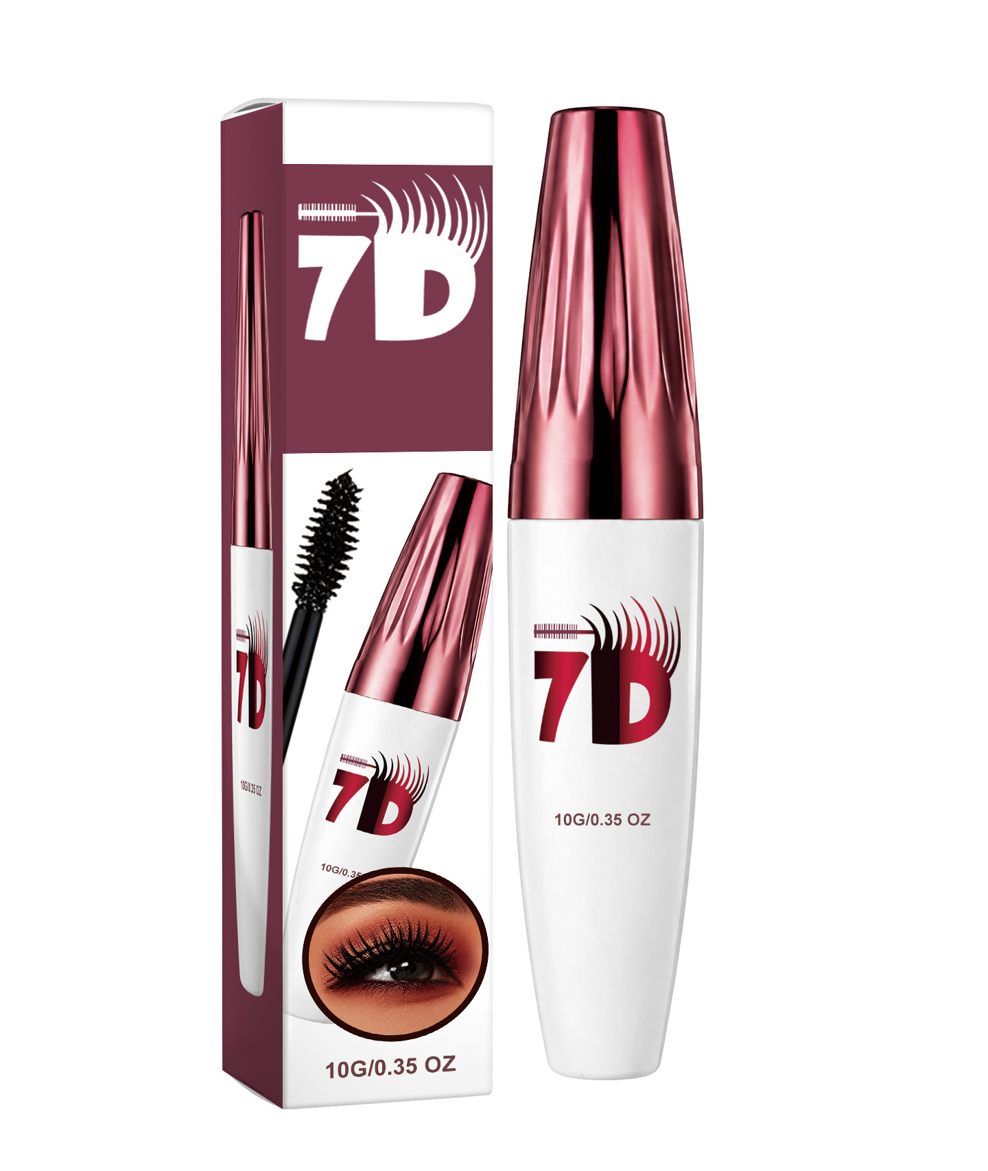 Curly Three-dimensional Mascara (black) With Makeup Natural Modification Eyelash Curvature Three-dimensional Delicate Smooth No Smudge