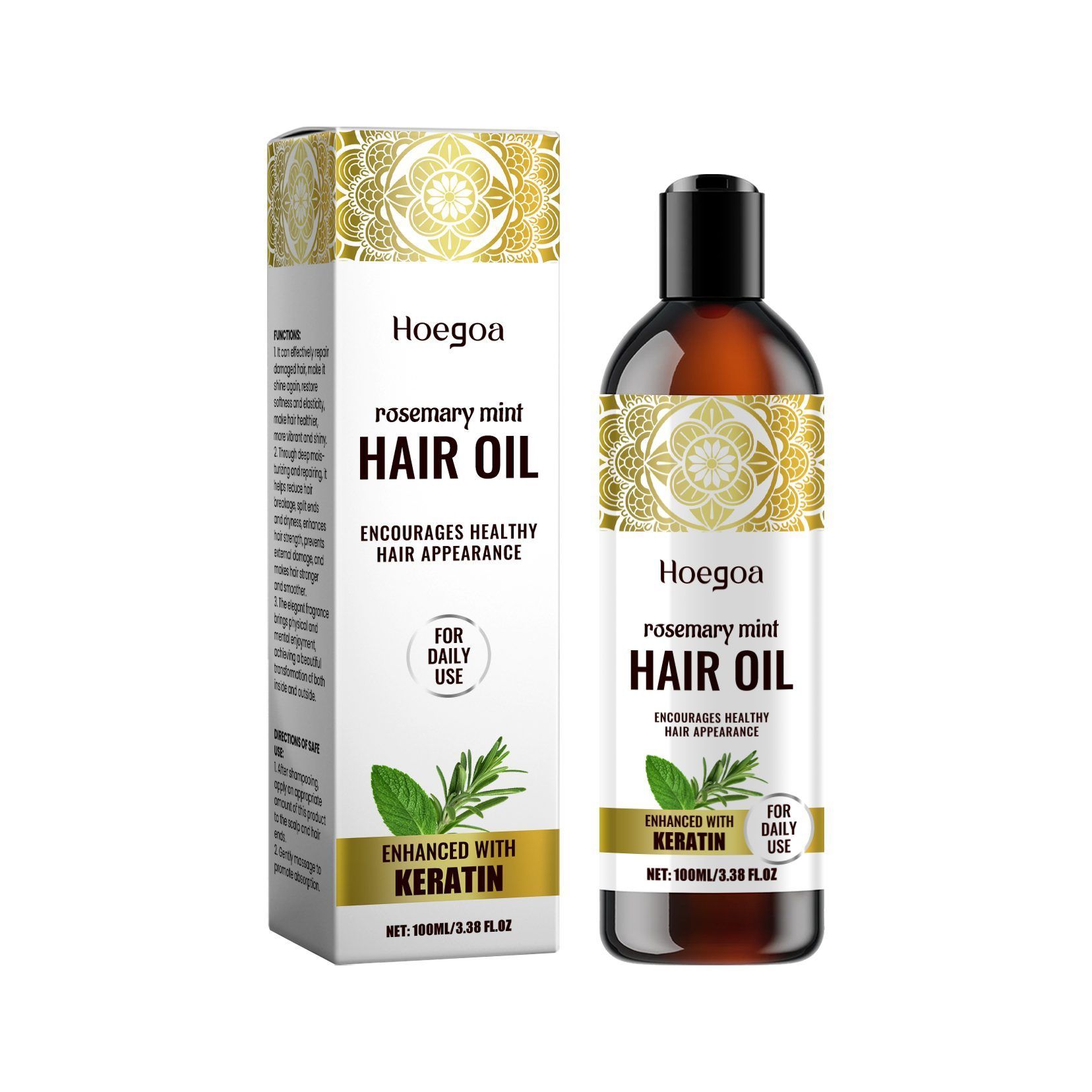 Rosemary Mint Hair Oil, 100 ml