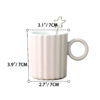 Petal Ceramic Mug-White