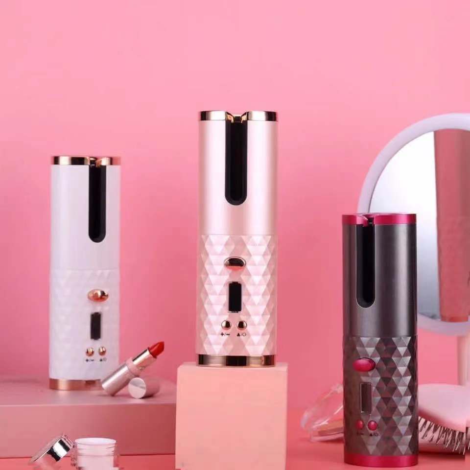 Cordless Rechargeable Hair Curler - USB Charging