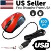 USB 2.0 Optical Wired Scroll Wheel Mouse for PC Laptop