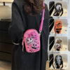 Funny Phone Bag Halloween Dark Crossbody Pumpkin Printed Cartoon Shoulder