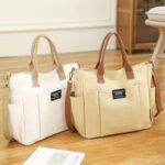Large Capacity Shoulder Canvas Bag, Commuting Hand