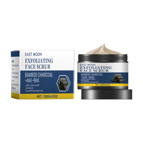 Charcoal Facial Scrub, Gentle Exfoliating Comfort Cleansing Face Moisturizing Moisturizing Scrub