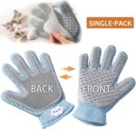 2-in-1 Pet Grooming Glove - Double-Sided Deshedding & Massage Brush