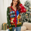 Long Sleeve Knitted Coat Christmas Sweater
